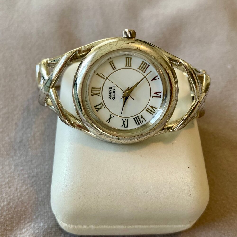 3 for 30 Vintage Anne Klein Bangle Watch Silver Colour